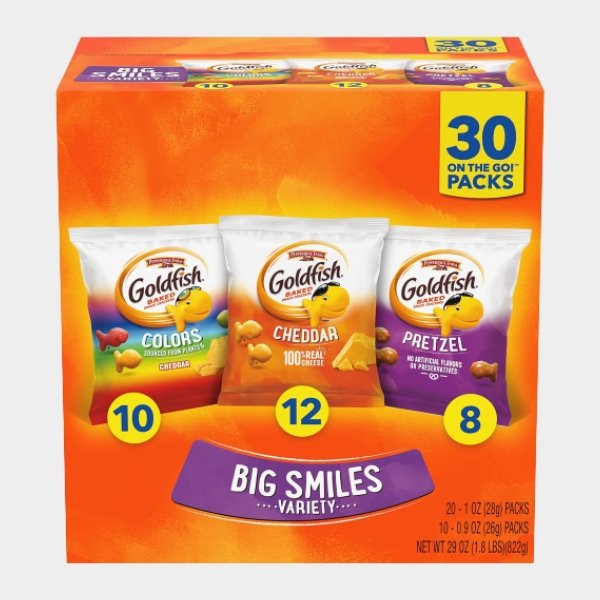 5-2.jpg Goldfish Crackers Big Smiles Variety Pack - Image 1